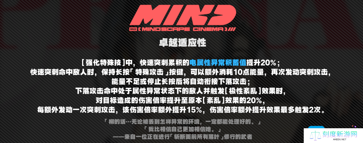 《绝区零》月城柳意像影画介绍