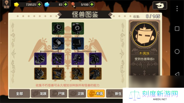 超进化物语种族介绍