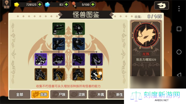 超进化物语种族介绍